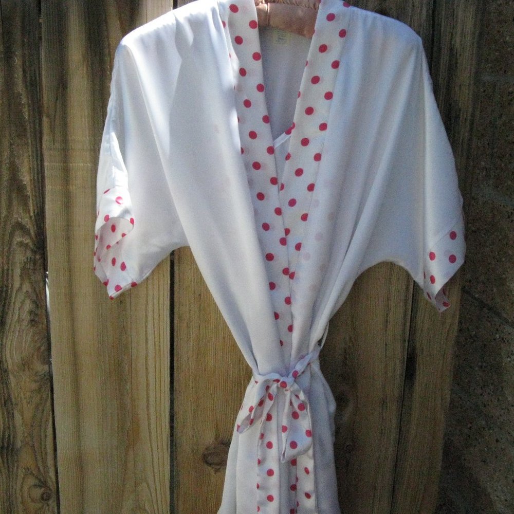 Nightie and Matching Robe Sexy Satin